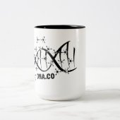 Het ontgrendelen van de mysteries van DNA Tweekleurige Koffiemok (Center)