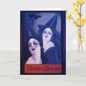 Het Onthaal van heksen Kaart (Gele Bloem)