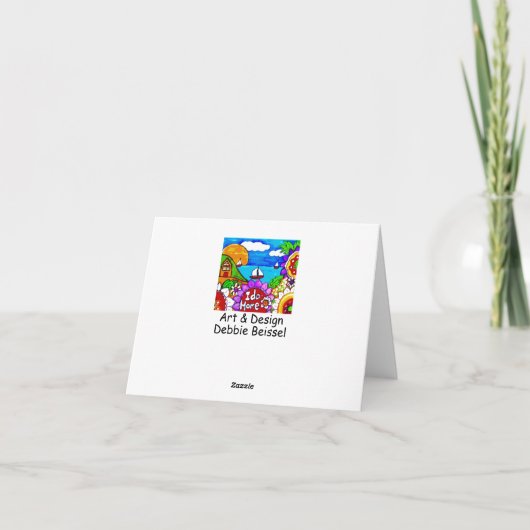 Het onthaal van Idaho, Idahome, Makelaar in Kaart (Achterkant)