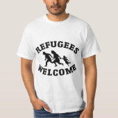 Het Onthaal van vluchtelingen T-shirt (Voorkant)