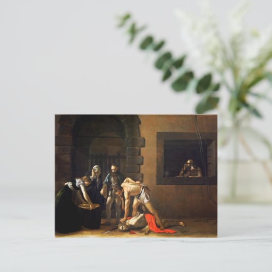 Het Onthoofden van St John Doopsgezind door Briefkaart (Staand voorkant)