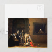 Het Onthoofden van St John Doopsgezind door Briefkaart (Voorkant / Achterkant)