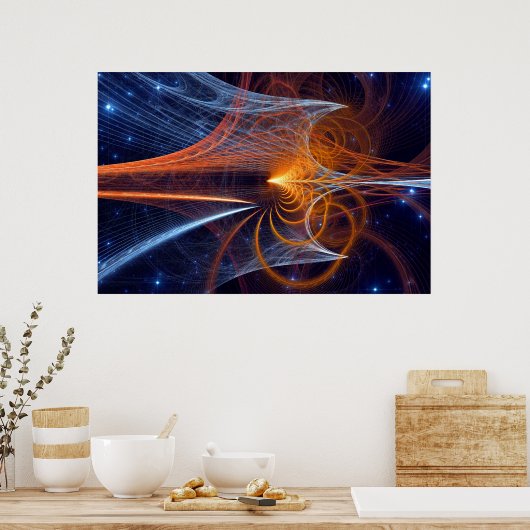 Het onthullen van de geheimen van het universum poster (Keuken)