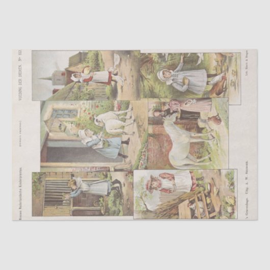 Het ontkoppelen van landbouwhuisdieren tissuepapier (Voorkant)