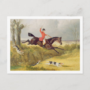 Het ontruimen van een Ditch, 1839 (olie op paneel) Briefkaart