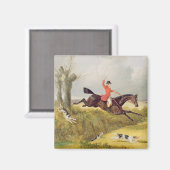 Het ontruimen van een Ditch, 1839 (olie op paneel) Magneet (Voorkant / Achterkant)