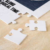 Het ontsnappen van Cadeau loopt langs geologische  Legpuzzel (Zijkant)