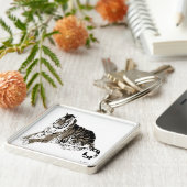 Het ontspannen van de Sleutelhanger van de Tijger (Zijkant)