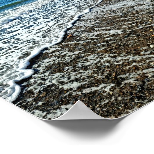 Het ontspannen van strandvibes in Kinghorn, Fife, Poster (Hoek)