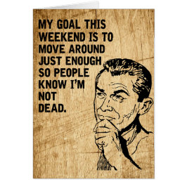 Het ontspannen van Vaderdag Retro Rustic Lazy Dad