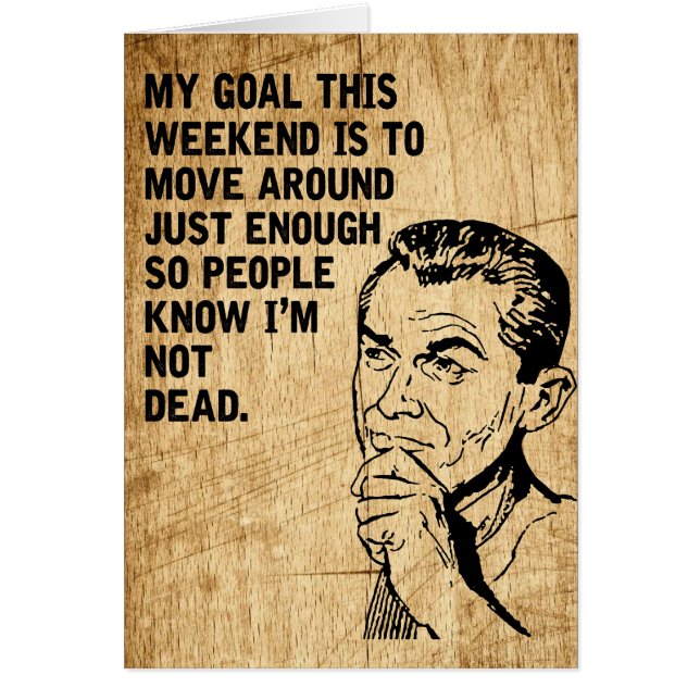 Het ontspannen van Vaderdag Retro Rustic Lazy Dad (Voorkant)