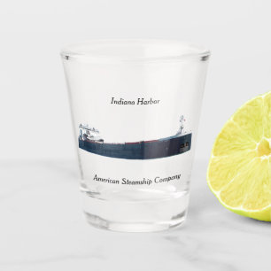 Het ontsproten glas van Indiana Haven
