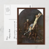 Het ontstaan van het kruis. Door Rembrandt Van Rij Briefkaart (Voorkant / Achterkant)