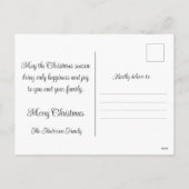 Het ontstaan van Jesus Holiday Briefkaart (Achterkant)