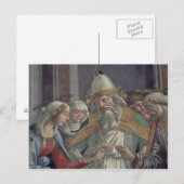 Het ontvangen van de Ring, van het huwelijk van de Briefkaart (Voorkant / Achterkant)