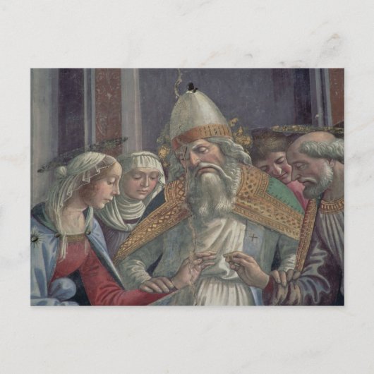 Het ontvangen van de Ring, van het huwelijk van de Briefkaart (Voorkant)
