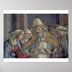 Het ontvangen van de Ring, van het huwelijk van de Poster
