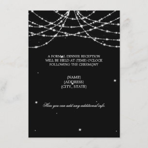 Het Ontvangen van de weduwen het Koord Zwarte Informatiekaartje