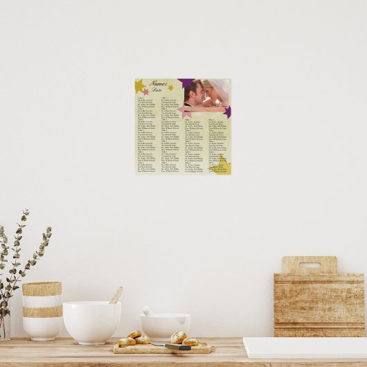 Het Ontvangen Zetel met uw Foto Poster (Keuken)