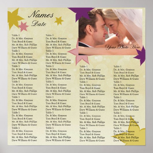 Het Ontvangen Zetel met uw Foto Poster (Voorkant)