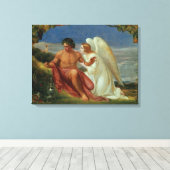 Het ontwaakte geweten canvas afdruk (Insitu (Houten vloer))