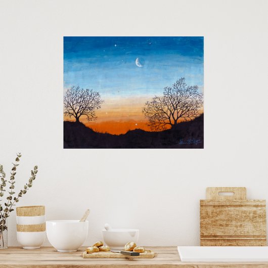 Het ontwaken van de dageraad: poster (Keuken)