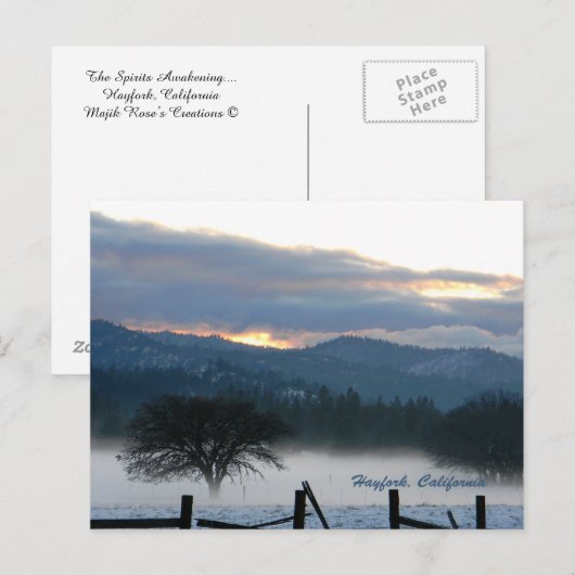 Het ontwaken van de gedistilleerde dranken.... Bri Briefkaart (Voorkant / Achterkant)