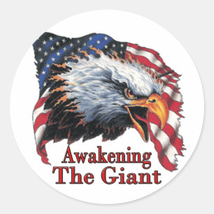 Het ontwaken van de Giant Ronde Sticker