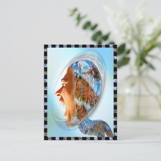 Het ontwakende Briefkaart (Staand voorkant)