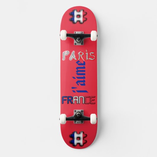 Het ontwerp Online Franse vrouwen Al-Over Hoogste Persoonlijk Skateboard (Voorkant)