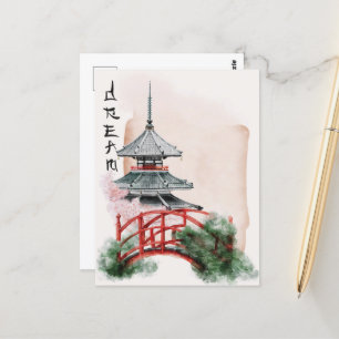 Het ontwerp uit de Okinawa-reeks 10 Briefkaart