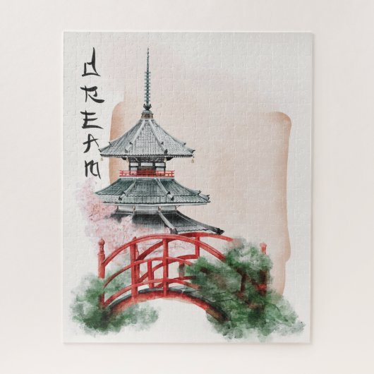 Het ontwerp uit de Okinawa-reeks 10 Legpuzzel (Verticaal)