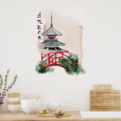 Het ontwerp uit de Okinawa-reeks 10 Poster (Keuken)