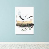 Het ontwerp uit de Okinawa-reeks 12 Canvas Afdruk (Insitu (Houten vloer))