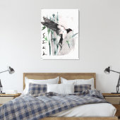 Het ontwerp uit de Okinawa-reeks 14 Canvas Afdruk (Insitu (Slaapkamer))