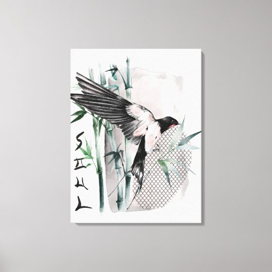 Het ontwerp uit de Okinawa-reeks 14 Canvas Afdruk (Voorkant)