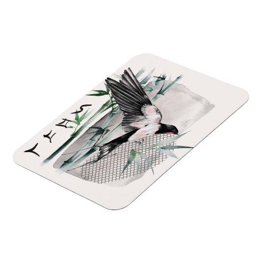 Het ontwerp uit de Okinawa-reeks 14 Magneet (Linkerzijde)