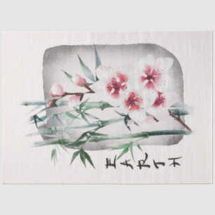 Het ontwerp uit de Okinawa-reeks 17 Tissuepapier