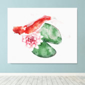 Het ontwerp uit de Okinawa-reeks 29 Canvas Afdruk (Insitu (Houten vloer))