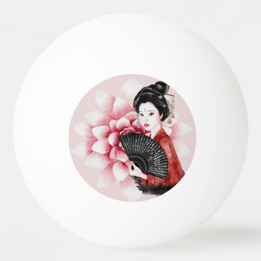 Het ontwerp uit de Okinawa-reeks 34 Pingpongbal (Voorkant)