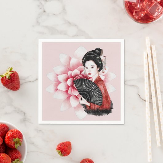 Het ontwerp uit de Okinawa-reeks 34 Servet (Insitu)