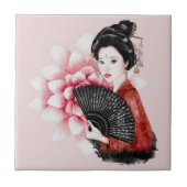 Het ontwerp uit de Okinawa-reeks 34 Tegeltje (Voorkant)