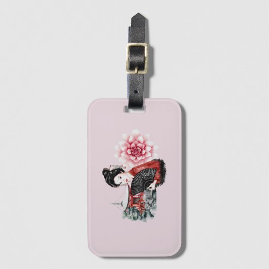 Het ontwerp uit de Okinawa-reeks 36 Bagagelabel (Voorkant (verticaal))