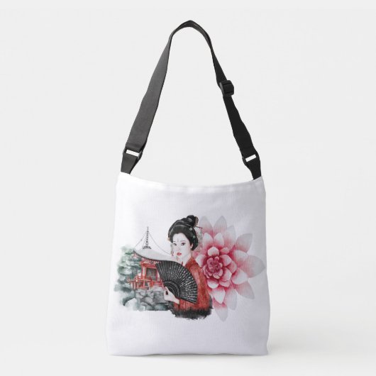 Het ontwerp uit de Okinawa-reeks 36 Crossbody Tas (Voorkant)