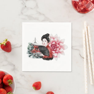 Het ontwerp uit de Okinawa-reeks 36 Servet