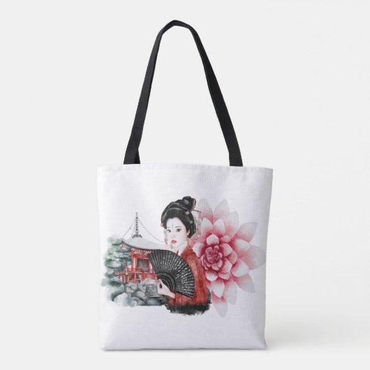 Het ontwerp uit de Okinawa-reeks 36 Tote Bag (Achterkant)
