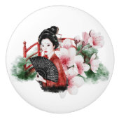 Het ontwerp uit de Okinawa-reeks 38 Keramische Knop (Voorkant)