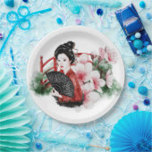 Het ontwerp uit de Okinawa-reeks 38 Papieren Bordje (Feest)