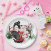 Het ontwerp uit de Okinawa-reeks 38 Papieren Bordje (Feest)