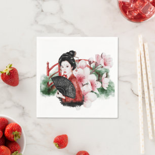 Het ontwerp uit de Okinawa-reeks 38 Servet